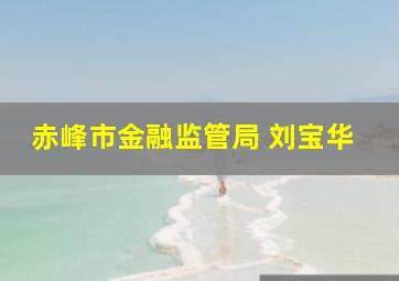 赤峰市金融监管局 刘宝华